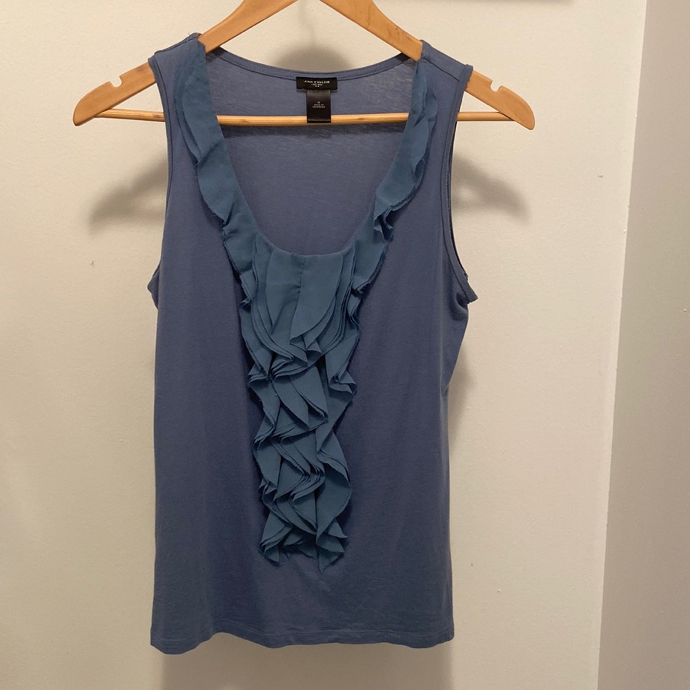 Ann Taylor ruffle tank